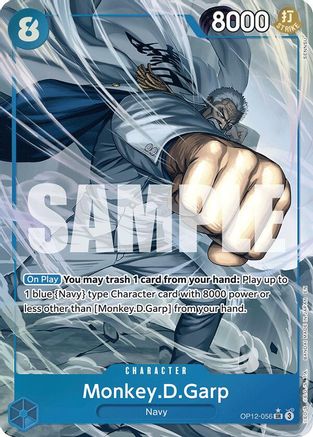 Monkey.D.Garp (Alternate Art) [Legacy of the Master] Super Rare