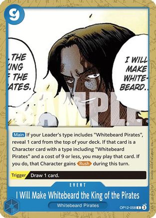 I Will Make Whitebeard the King of the Pirates [Legacy of the Master] Common