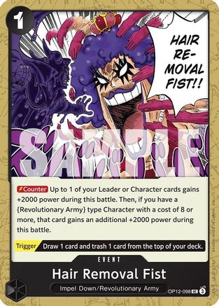 Hair Removal Fist [Legacy of the Master] Uncommon