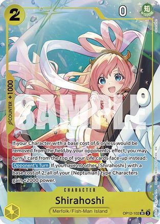 Shirahoshi (Alternate Art) [Legacy of the Master] Super Rare