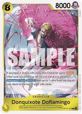 Donquixote Doflamingo [Legacy of the Master] Rare