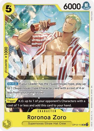 Roronoa Zoro (113) [Legacy of the Master] Uncommon
