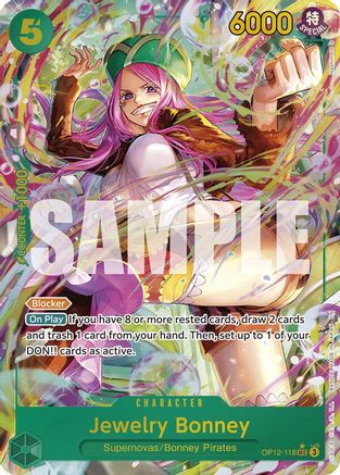 Jewelry Bonney (118) (Alternate Art) [Legacy of the Master] Secret Rare