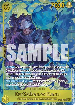 Bartholomew Kuma (Alternate Art) [Legacy of the Master] Secret Rare