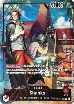 Shanks (2025 PSA Magazine Promo) [One Piece Promotion Cards] Leader