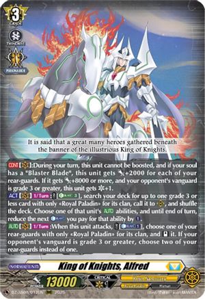 King of Knights, Alfred (RRR) [Triple Rare]  (DZ-SS08/012EN)