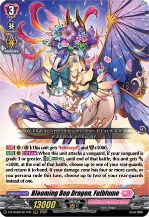 Blooming Bop Dragon, Fulblume (RRR) [Triple Rare]  (DZ-SS08/014EN)