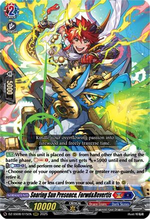 Soaring Sun Presence, Forwd&Revertis (RRR) [Triple Rare]  (DZ-SS08/015EN)