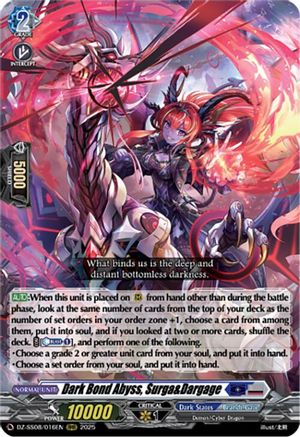 Dark Bond Abyss, Surga&Dargage (RRR) [Triple Rare]  (DZ-SS08/016EN)