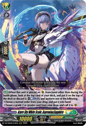 Azure Sky White Scale, Aspronia&Sapphira (RRR) [Triple Rare]  (DZ-SS08/018EN)