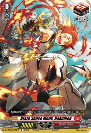 Blaze Sense Monk, Hakumee [Common]  (DZ-SS08/033EN)