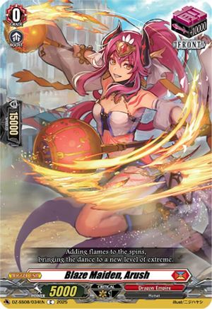 Blaze Maiden, Arush [Common]  (DZ-SS08/034EN)