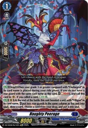 Haughty Peerage [Special Reprint]  (DZ-SS08/Re12EN)