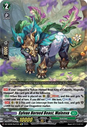 Sylvan Horned Beast, Maleeva [Special Reprint]  (DZ-SS08/Re27EN)