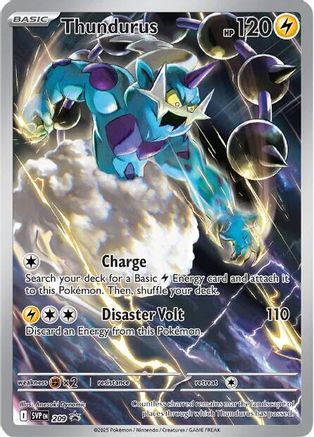 Thundurus 209 [SV Scarlet & Violet Promo Cards] (Holofoil)