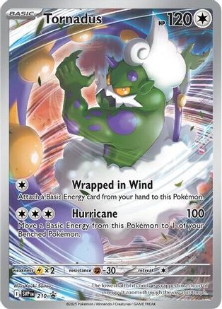 Tornadus 210 [SV Scarlet & Violet Promo Cards] (Holofoil)