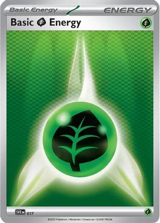 Basic Grass Energy 017 [SVE Scarlet & Violet Energies] (Reverse Holofoil)