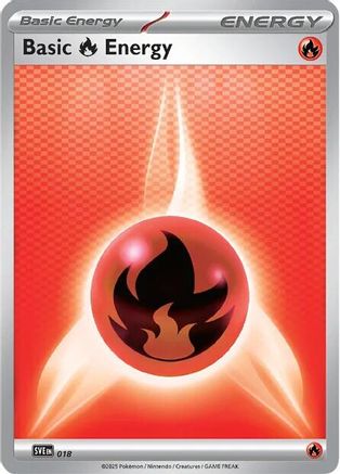 Basic Fire Energy 018 [SVE Scarlet & Violet Energies] (Reverse Holofoil)