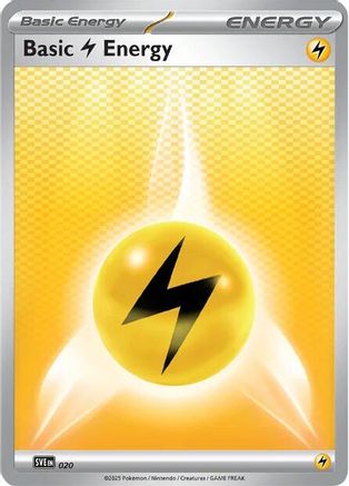 Basic Lightning Energy 020 [SVE Scarlet & Violet Energies] (Reverse Holofoil)