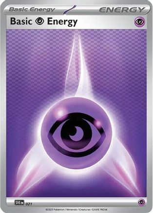 Basic Psychic Energy 021 [SVE Scarlet & Violet Energies] (Reverse Holofoil)