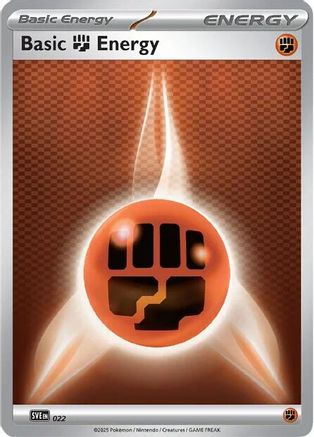 Basic Fighting Energy 022 [SVE Scarlet & Violet Energies] (Non-Foil)