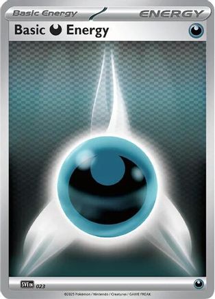 Basic Darkness Energy 023 [SVE Scarlet & Violet Energies] (Reverse Holofoil)