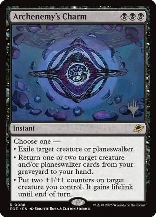 Archenemy's Charm (PPEOE-088) - Promo Pack: Edge of Eternities Foil