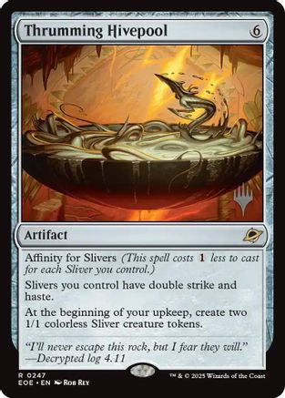 Thrumming Hivepool (PPEOE-247) - Promo Pack: Edge of Eternities Foil