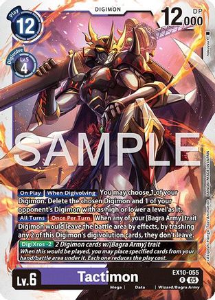 Tactimon  (EX10-055) [Sinister Order] Foil
