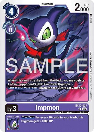 Impmon  (EX10-037) [Sinister Order]