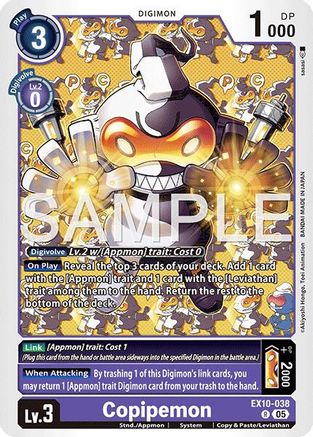 Copipemon  (EX10-038) [Sinister Order] Foil