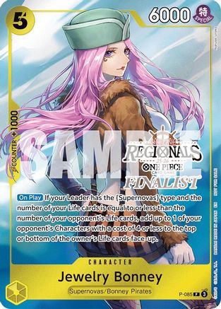Jewelry Bonney (Offline Regional Finalist Card Set 2025 Vol.2) [One Piece Promotion Cards] Promo