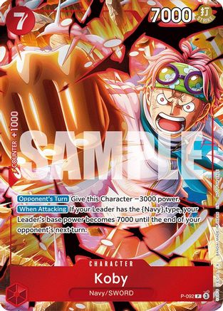 Koby (Event Pack Vol. 7) [One Piece Promotion Cards] Promo