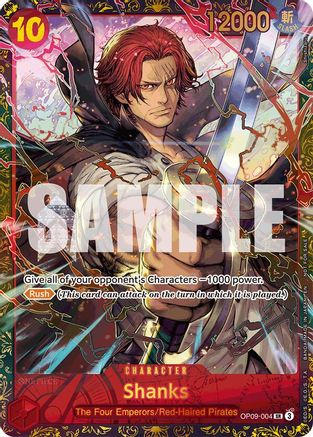 Shanks (Championship 25-26 Offline Regionals Season 2) [One Piece Promotion Cards] Super Rare
