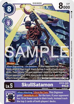 SkullSatamon  (EX10-049) [Sinister Order]