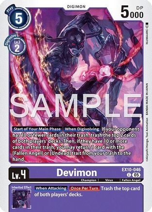 Devimon  (EX10-046) [Sinister Order]