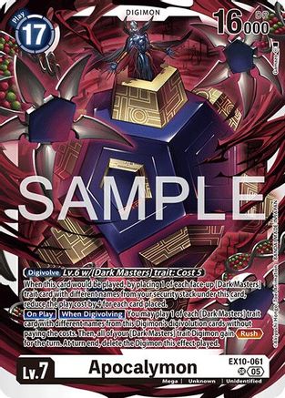 Apocalymon  (EX10-061) [Sinister Order] Foil