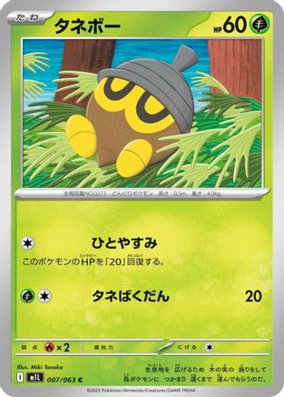 Seedot 007/063 [m1L Mega Brave]  (Japanese)