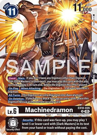 Machinedramon  (EX10-035) [Sinister Order] Foil