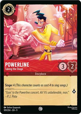 Powerline - Taking the Stage (109/204) Fabled (Cold Foil)