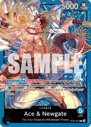 Ace & Newgate [Starter Deck 22: Ace & Newgate] Leader