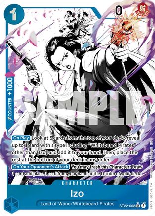 Izo (Parallel) [Starter Deck 22: Ace & Newgate] Super Rare