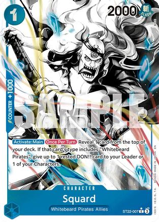 Squard (Parallel) [Starter Deck 22: Ace & Newgate] Common