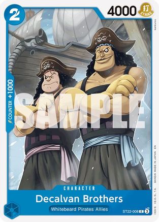 Decalvan Brothers [Starter Deck 22: Ace & Newgate] Common
