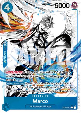 Marco (Parallel) [Starter Deck 22: Ace & Newgate] Common