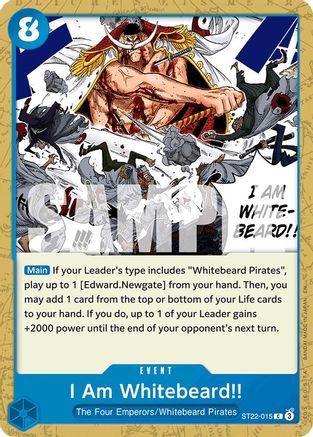 I Am Whitebeard!! [Starter Deck 22: Ace & Newgate] Common