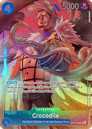 Crocodile (Seven Warlords of the Sea Binder Set) [One Piece Promotion Cards] Uncommon