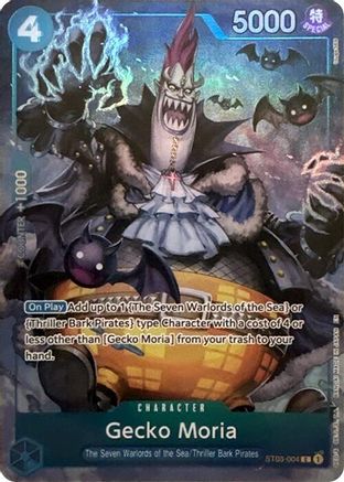 Gecko Moria (Seven Warlords of the Sea Binder Set) [One Piece Promotion Cards] Common