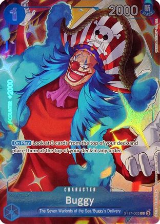 Buggy (Seven Warlords of the Sea Binder Set) [One Piece Promotion Cards] Common