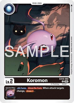 Koromon  (EX10-002) [Sinister Order]